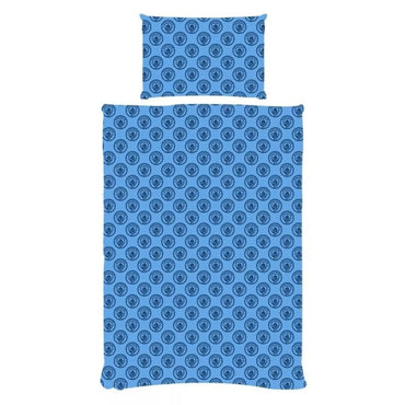 manchester city fc particle single duvet cover set