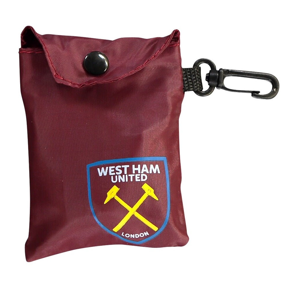 west ham united fc reusable bag in a bag