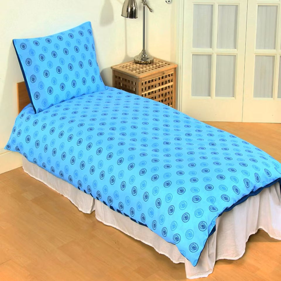 manchester city fc pulse single duvet cover set
